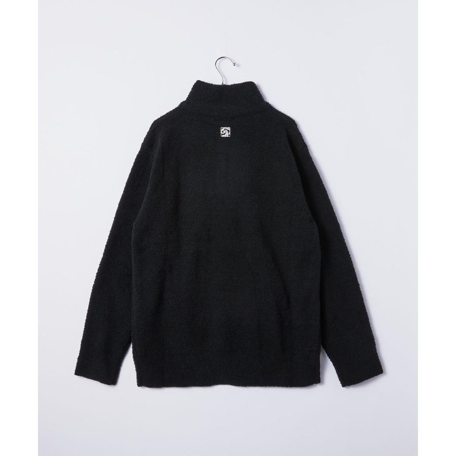 kashwere カシウエア ジップアップ トップス S ブラック 長袖 Kashwere（カシウエア） ジップ パーカー Hooded レディース ジップ