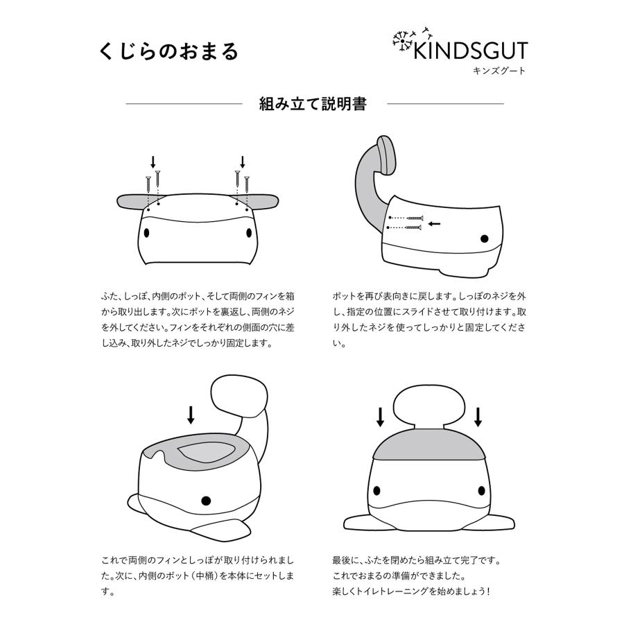 日本初上陸 キンズグート KINDSGUT おまる くじら POTTY ポッティ トイトレ トイレトレーニング 水洗い 補助便座 滑り止め かんたんお掃除 幼児 爆買_13
