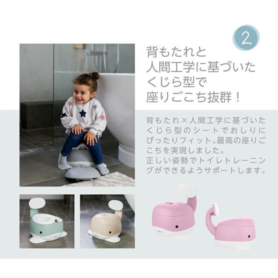 日本初上陸 キンズグート KINDSGUT おまる くじら POTTY ポッティ トイトレ トイレトレーニング 水洗い 補助便座 滑り止め かんたんお掃除 幼児 爆買_3