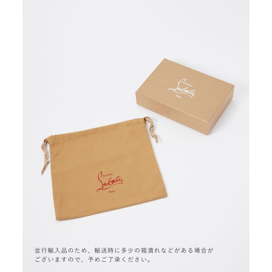 クリスチャンルブタン Christian Louboutin 1185059 長財布 メンズ 財布 パネトーネ レザー PANETTONE WALLET ブラック×ゴールド ブラック×ブラック｜u-stream｜15