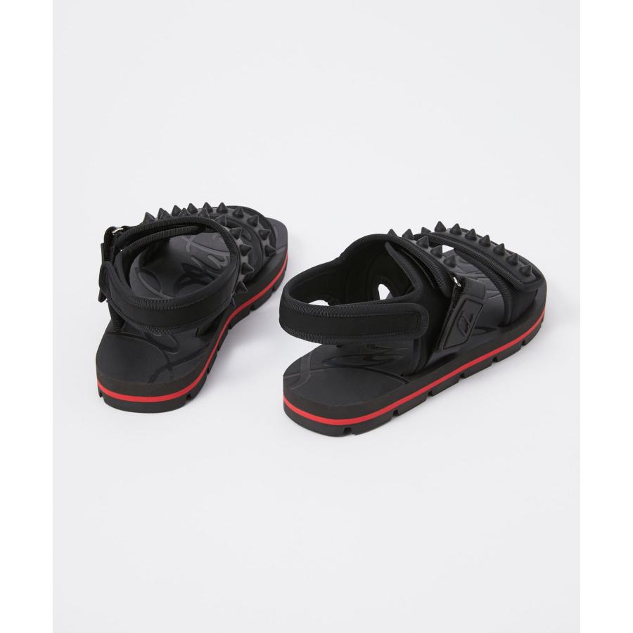 クリスチャンルブタン Christian Louboutin 3220875 サンダル メンズ シューズ コンフォートサンダル フラット 春 夏 SANDAL ブラック｜u-stream｜03