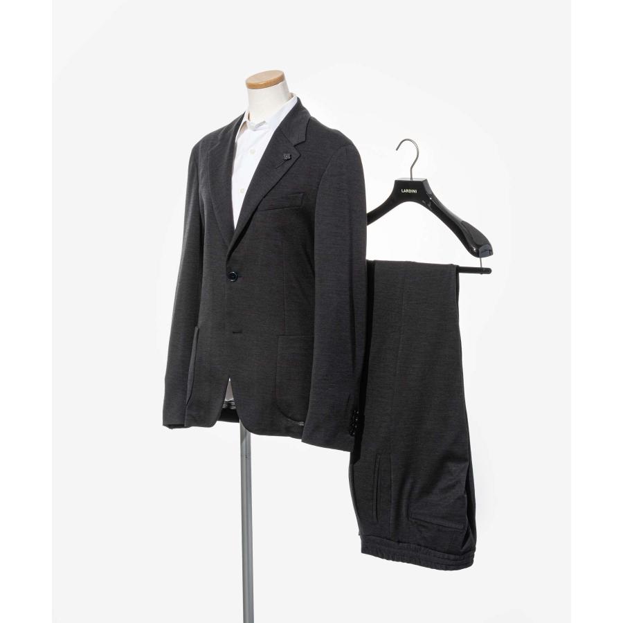 <美品>LARDINI easy wear ブラック ウール スーツ サイズ46 楽天市場】ラルディーニ LARDINI ウールジャージースーツ イージー