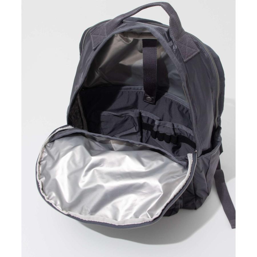 【美品✨】レスポートサック　エッセンシャル　軽量　グレー　リュック　バックパック LeSportsac レスポートサック バックパック ESSENTIAL CARRYALL