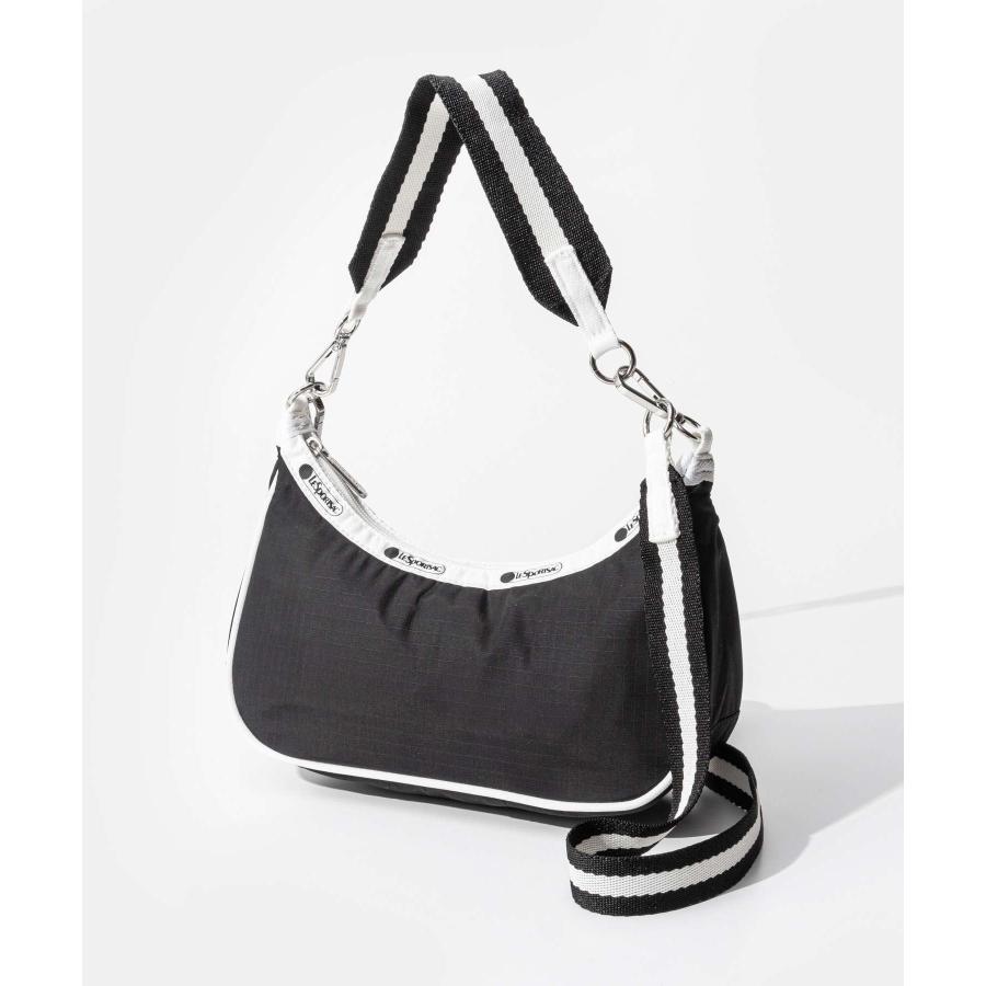 レスポートサック ショルダーバッグ 黒×白 LeSportsac（レスポートサック） ショルダーバッグ MINI BARREL BAG