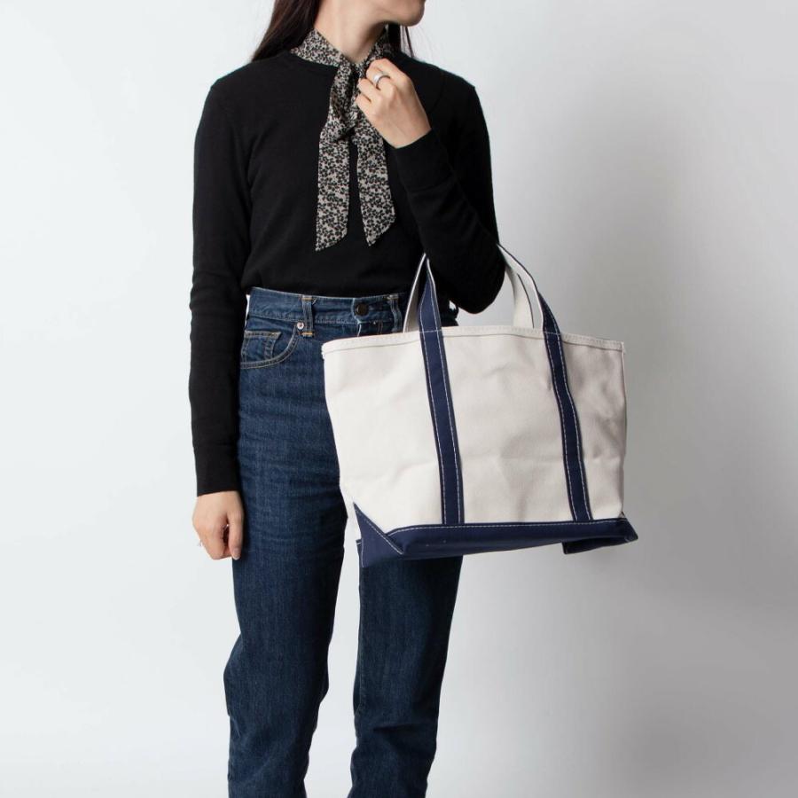 L.L.Beanエルエルビーン ショルダーバッグ 別注】L.L.Bean / Deep Bottom Leather Handle Zip Tote Mini