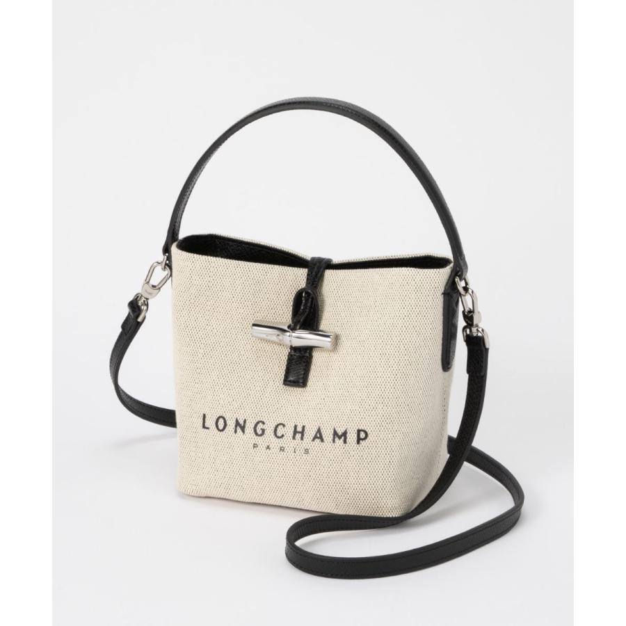 ロンシャン LONGCHAMP 1015 HSG ハンドバック ロゾ レディース バッグ コットン ショルダー バケットバッグ ロゴ Sサイズ