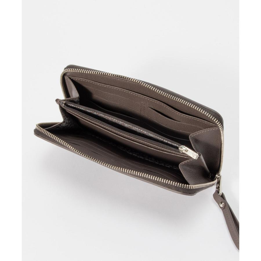 未使用　LONGCHAMP ロンシャン レザー長財布　グレージュ　箱付き 未使用 LONGCHAMP ロンシャン レザー長財布 ベビーピンク 箱付き