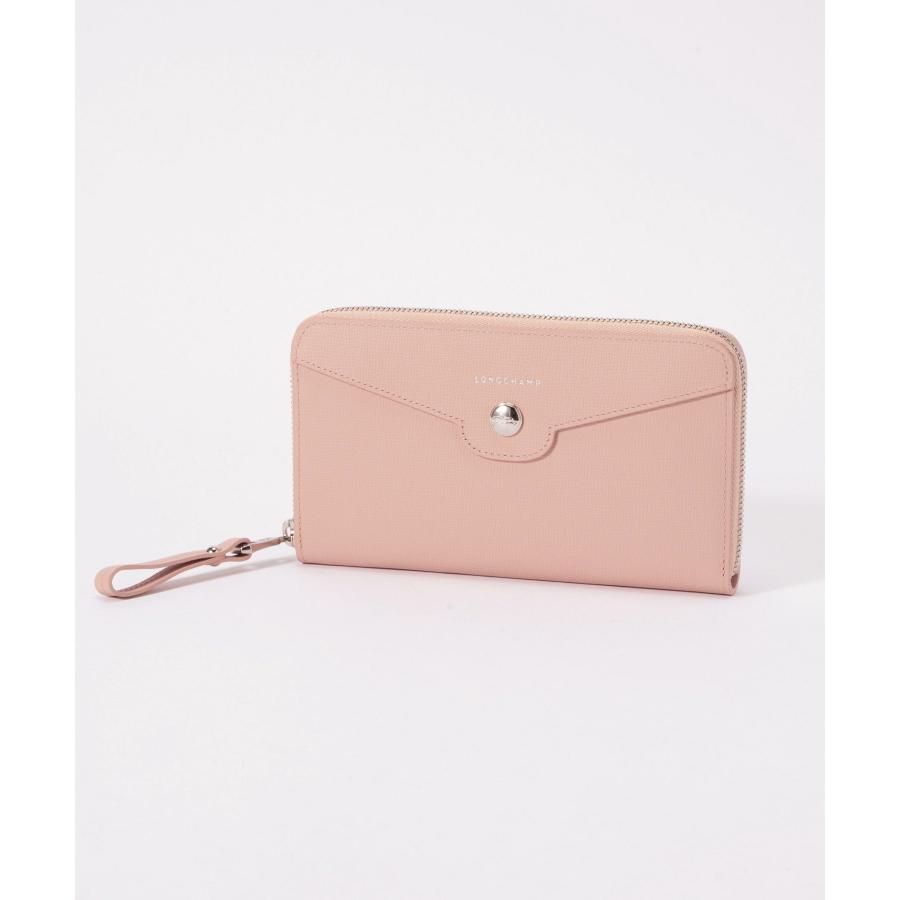 未使用　LONGCHAMP ロンシャン レザー長財布　グレージュ　箱付き 未使用 LONGCHAMP ロンシャン レザー長財布 グレージュ 箱付き