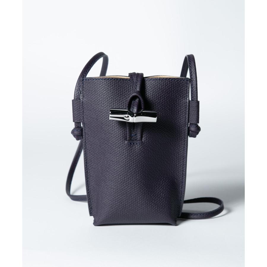 美品 LONGCHAMP ロンシャン レザー 斜め掛け チェーン ショルダー バッグ ブラック レディース k3475 LONGCHAMP（ロンシャン） 並行輸入 ショルダーバッグ ル フローネ