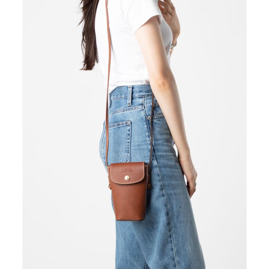 ロンシャン LONGCHAMP Epure エピュレ Phone case with leather lace スマートフォンケース 34193 HYZ ショルダーバッグ レディース バッグ 爆買の画像