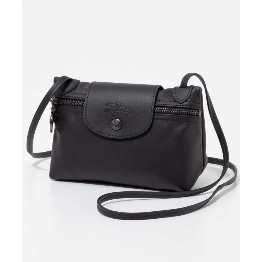 新作★Longchamp バッグショルダーバッグ　ブラック LONGCHAMP - 新品 ロンシャン LONGCHAMP ショルダーバッグ ル