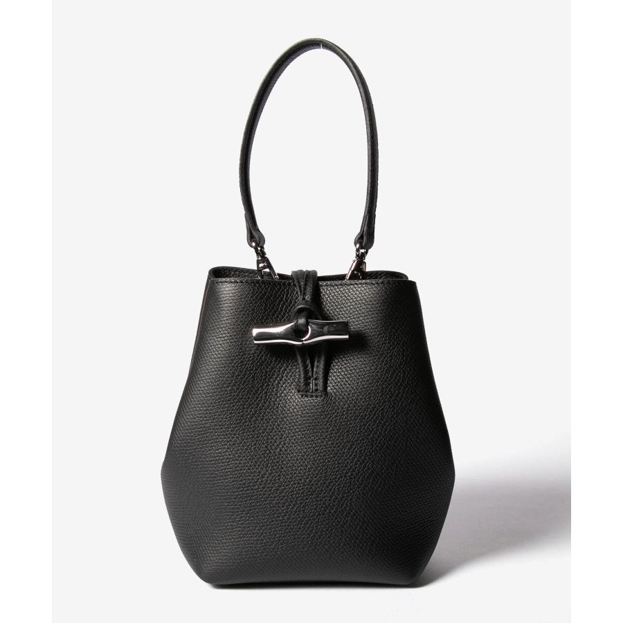 LUI LONGCHAMP ロゾ バケットバッグ XSサイズ ブラック ル ロゾ XS バケットバッグ ブラック - レザー | ロンシャン JP