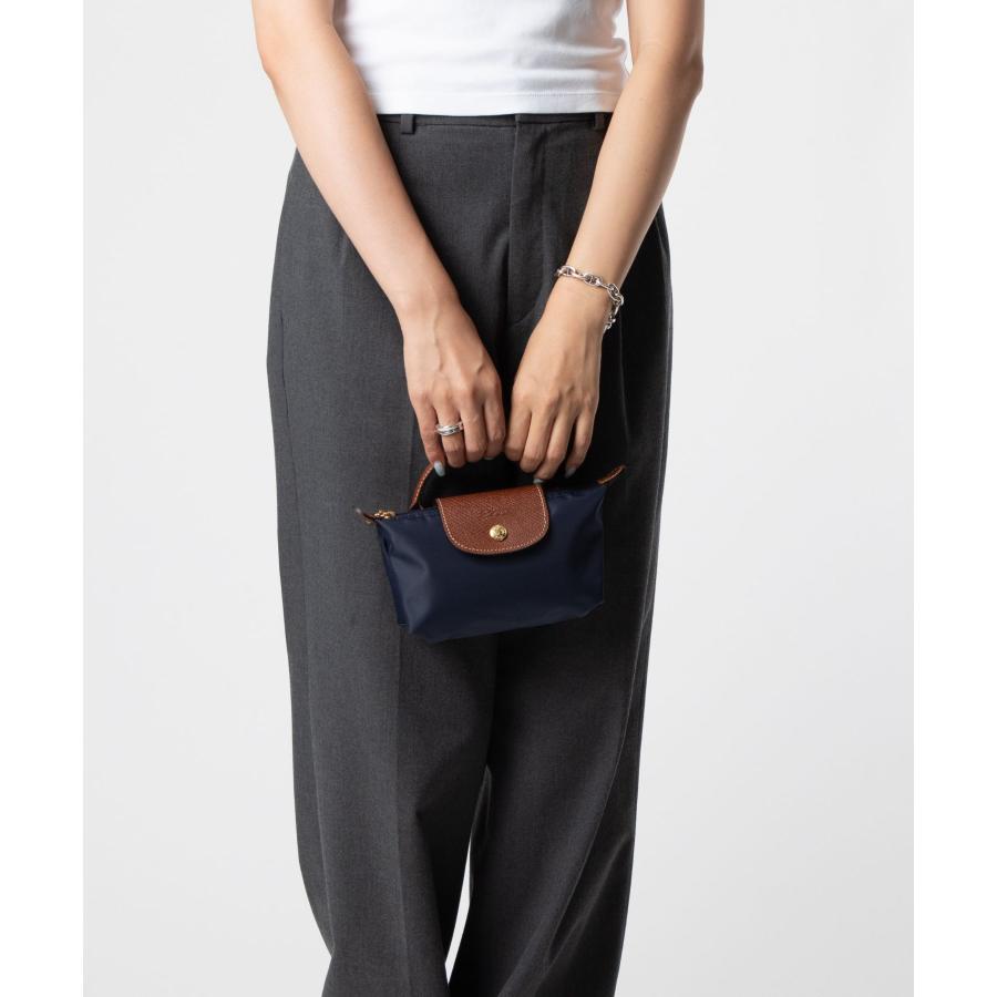 ロンシャン ル プリアージュ オリジナル ハンドル付きポーチ ネイビー ル プリアージュ® オリジナル ハンドル付きポーチ ネイビー