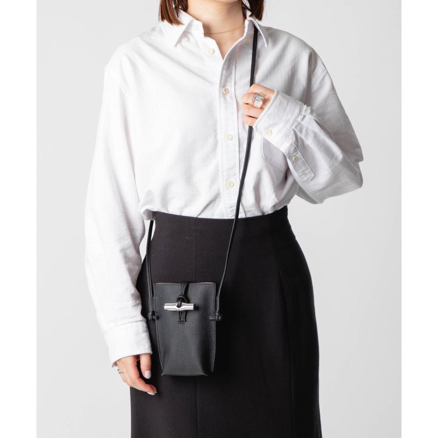 LONGCHAMP ロンシャン スマートフォンケース（ブラック） LONGCHAMP（ロンシャン） 並行輸入 ショルダーバッグ ル プリアージュ
