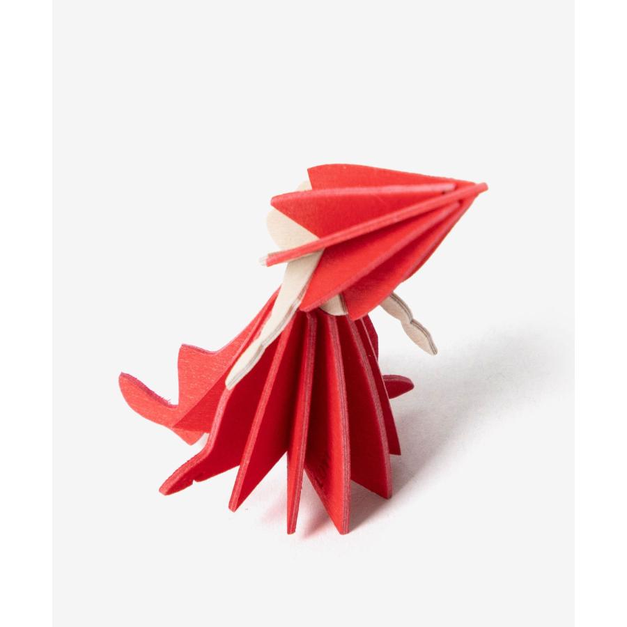 ロヴィ Lovi WOODEN 3D DECORATIONS デコレーションズ Elf Girl 8cm エルフガール 妖精 クリスマス オーナメントカード グリーティングカード 北欧 ツリー 爆買 | lovi | 11