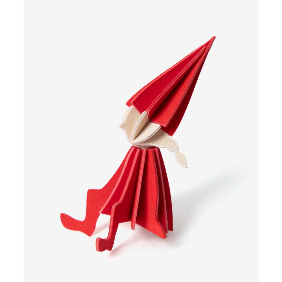 ロヴィ Lovi WOODEN 3D DECORATIONS デコレーションズ Elf Girl 8cm エルフガール 妖精 クリスマス オーナメントカード グリーティングカード 北欧 ツリー 爆買 | lovi | 08