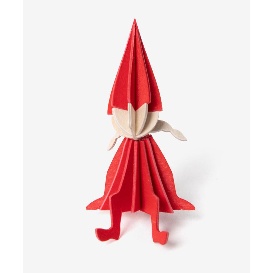 ロヴィ Lovi WOODEN 3D DECORATIONS デコレーションズ Elf Girl 8cm エルフガール 妖精 クリスマス オーナメントカード グリーティングカード 北欧 ツリー 爆買 | lovi | 09