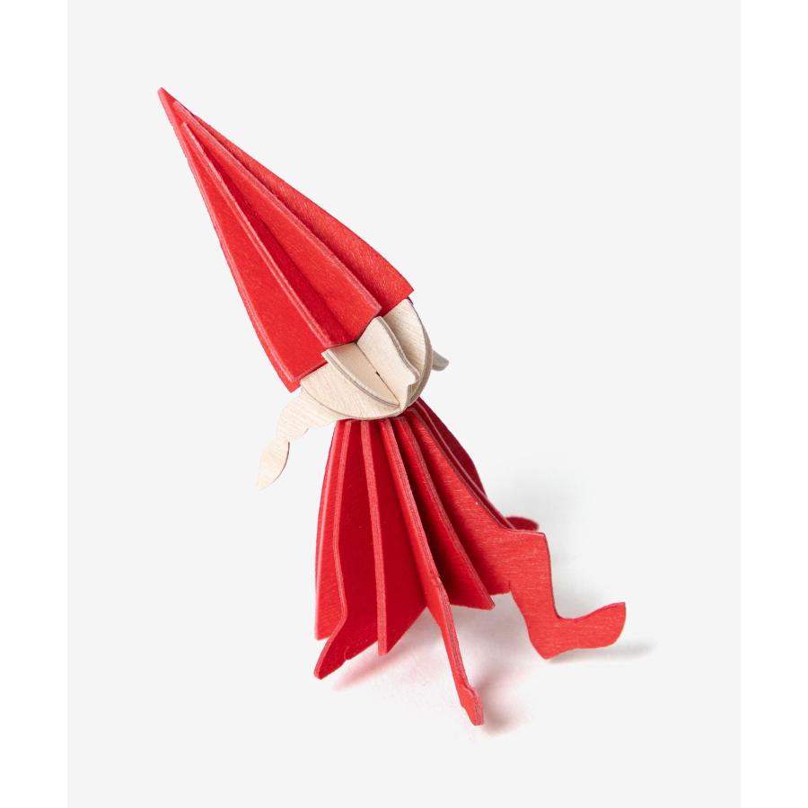 ロヴィ Lovi WOODEN 3D DECORATIONS デコレーションズ Elf Girl 8cm エルフガール 妖精 クリスマス オーナメントカード グリーティングカード 北欧 ツリー 爆買 | lovi | 10