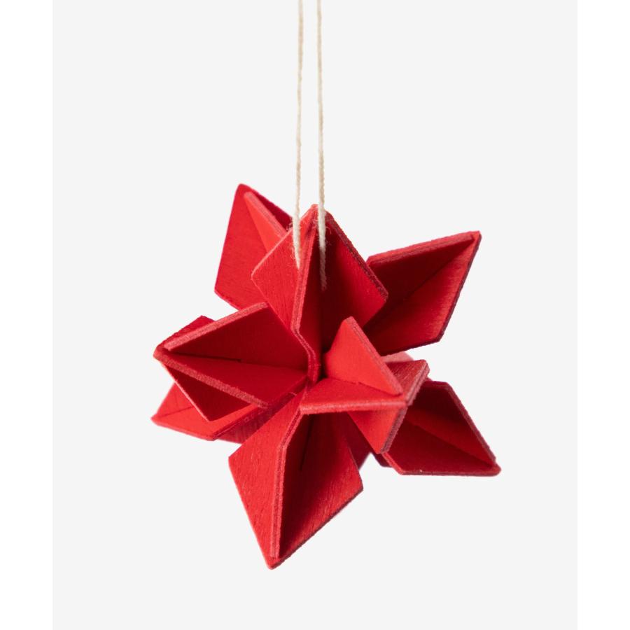 ロヴィ Lovi WOODEN 3D DECORATIONS デコレーションズ Star 5cm 6pcs pillow box S size スター 6個入り 星 飾り オーナメント クリスマス 北欧 ツリー 爆買 | lovi | 13