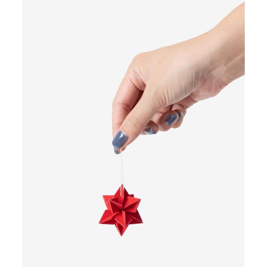 ロヴィ Lovi WOODEN 3D DECORATIONS デコレーションズ Star 5cm 6pcs pillow box S size スター 6個入り 星 飾り オーナメント クリスマス 北欧 ツリー 爆買 | lovi | 09