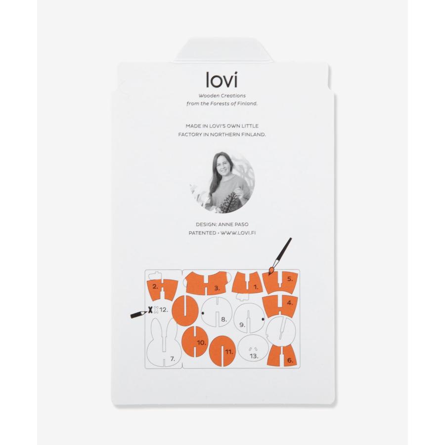 ロヴィ Lovi MIFFY BY LOVI COLOR YOURSELF ミッフィー Miffy & Balloon 13.5cm バルーン オーナメントカード グリーティングカード 北欧 爆買 | lovi | 11