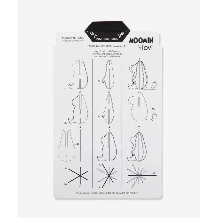 ロヴィ Lovi MOOMIN BY LOVI Moomin 9cm ムーミン クリスマス オーナメントカード グリーティングカード 北欧 爆買 | lovi | 11