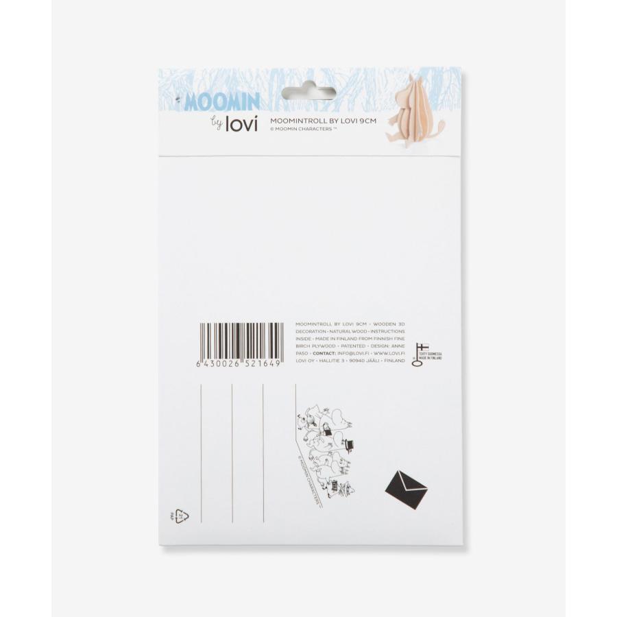 ロヴィ Lovi MOOMIN BY LOVI Moomin 9cm ムーミン クリスマス オーナメントカード グリーティングカード 北欧 爆買 | lovi | 03