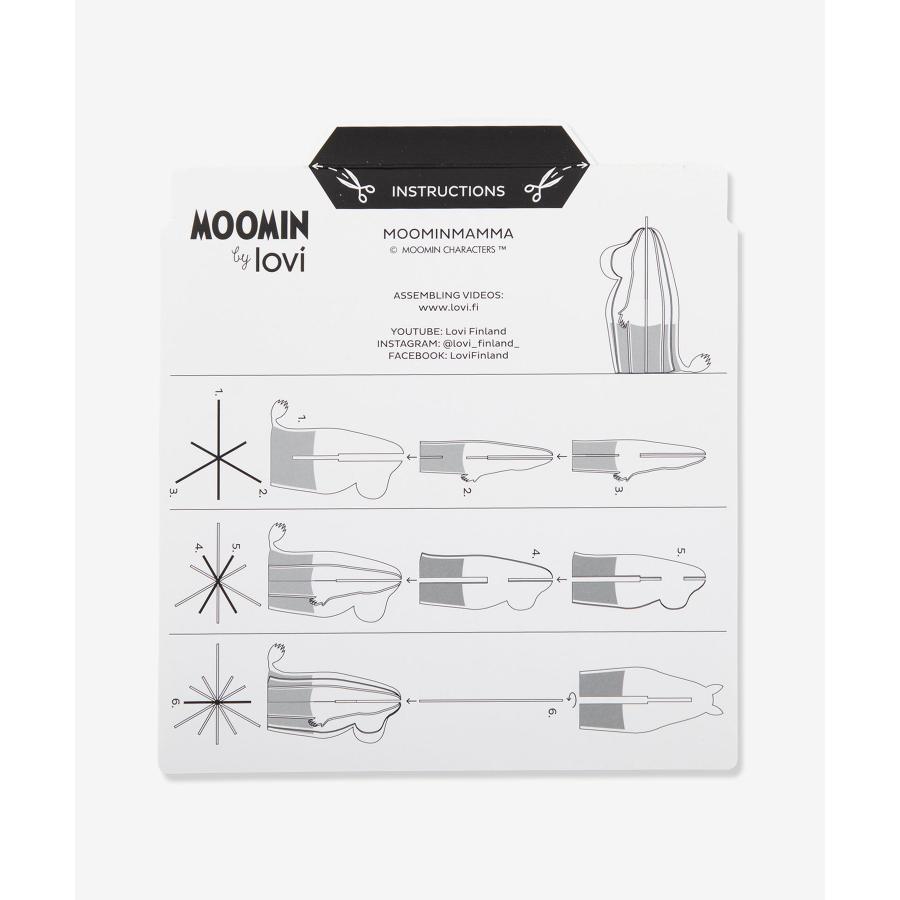 ロヴィ Lovi MOOMIN BY LOVI Moominmamma 11.5cm ムーミン ムーミンママ クリスマス オーナメントカード グリーティングカード 爆買 | lovi | 11