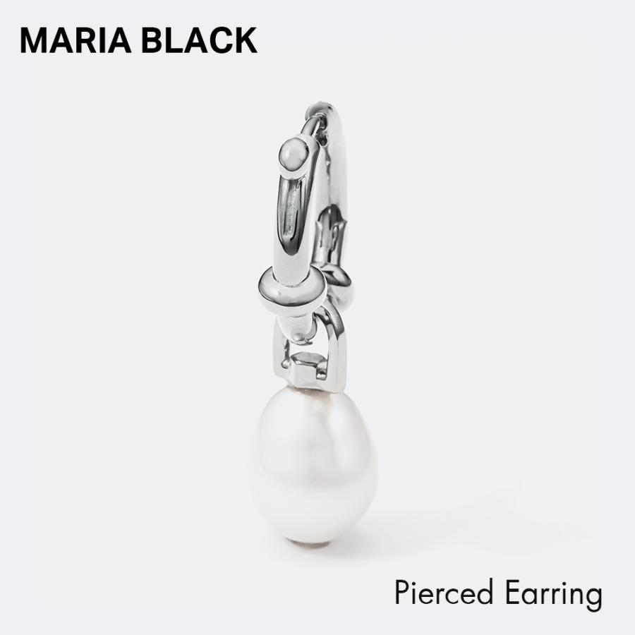 マリアブラック ピアス レディース 100881AG MARIA BLACK アクセサリー チャチャ フープ SLIVER バロックパール シングル ジュエリー ギフト プレゼント｜u-stream