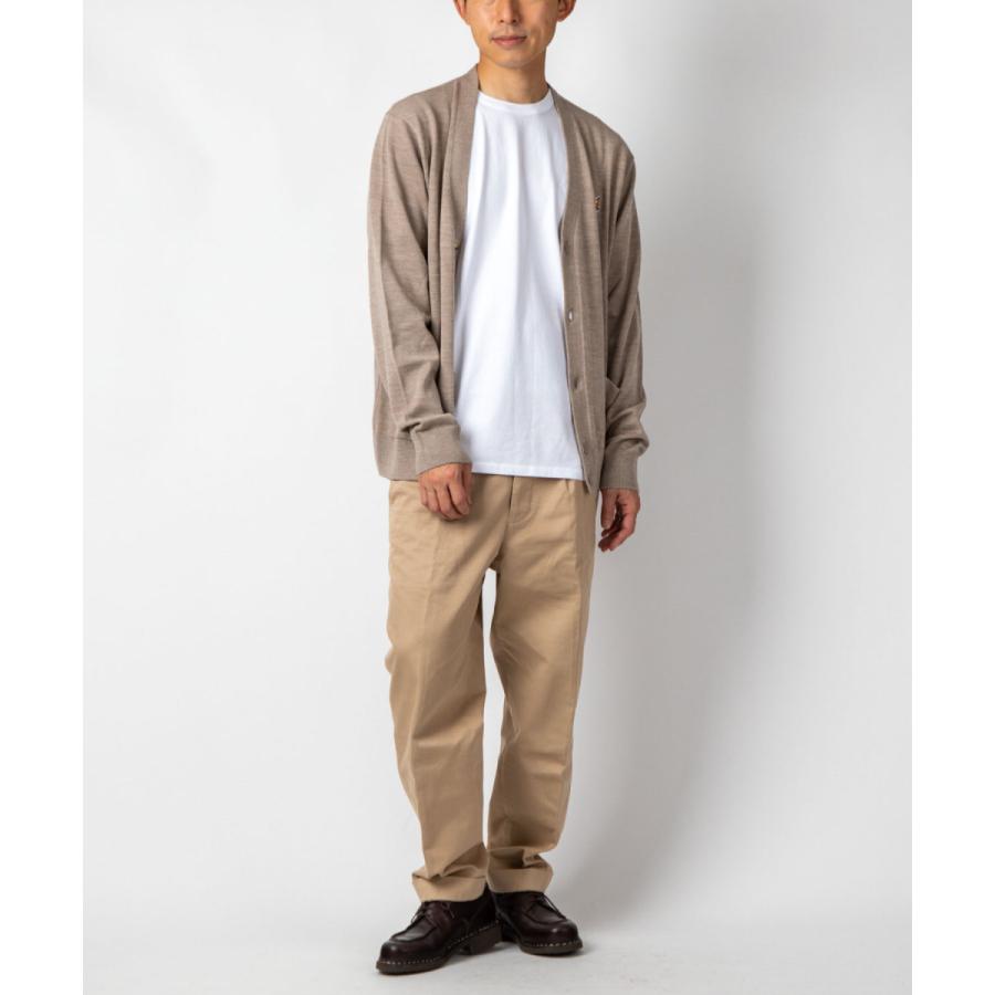 メゾンキツネ MAISON KITSUNE GU00542KT1036 カーディガン メンズ レディース トップス 長袖 フォックスヘッド パッチ クラシック ウール Vネック シンプル | MAISON KITSUNE | 17
