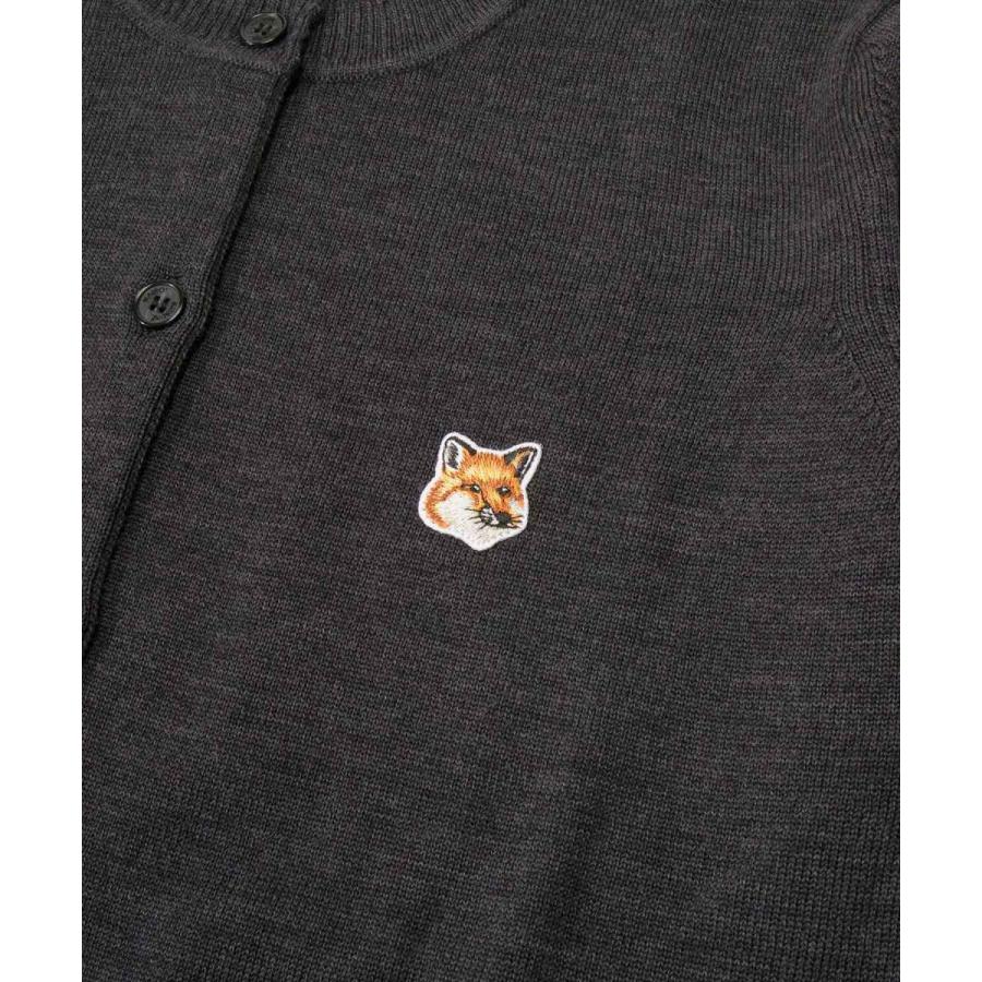 メゾンキツネ MAISON KITSUNE HW00521KT1036 カーディガン レディース トップス 長袖 フォックスヘッド パッチ アジャステッド ウール ニット カジュアル | MAISON KITSUNE | 09