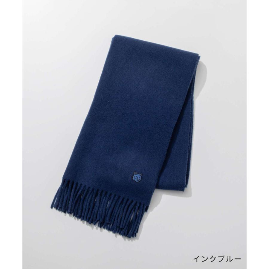 MAISON KITSUNE メゾンキツネ LM06201WA0018 スカーフ FOX HEAD MAISON KITSUNE メゾンキツネ LM06201WA0018 スカーフ FOX HEAD