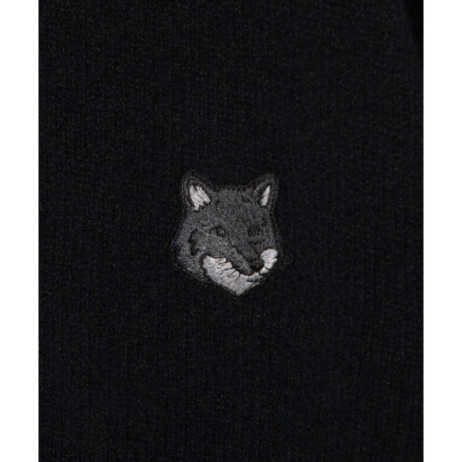 希少XL新品 Maison Kitsune メゾンキツネ ブラックニット MAISON KITSUNE メゾンキツネ NM00805KT1006 セーター BOLD FOX