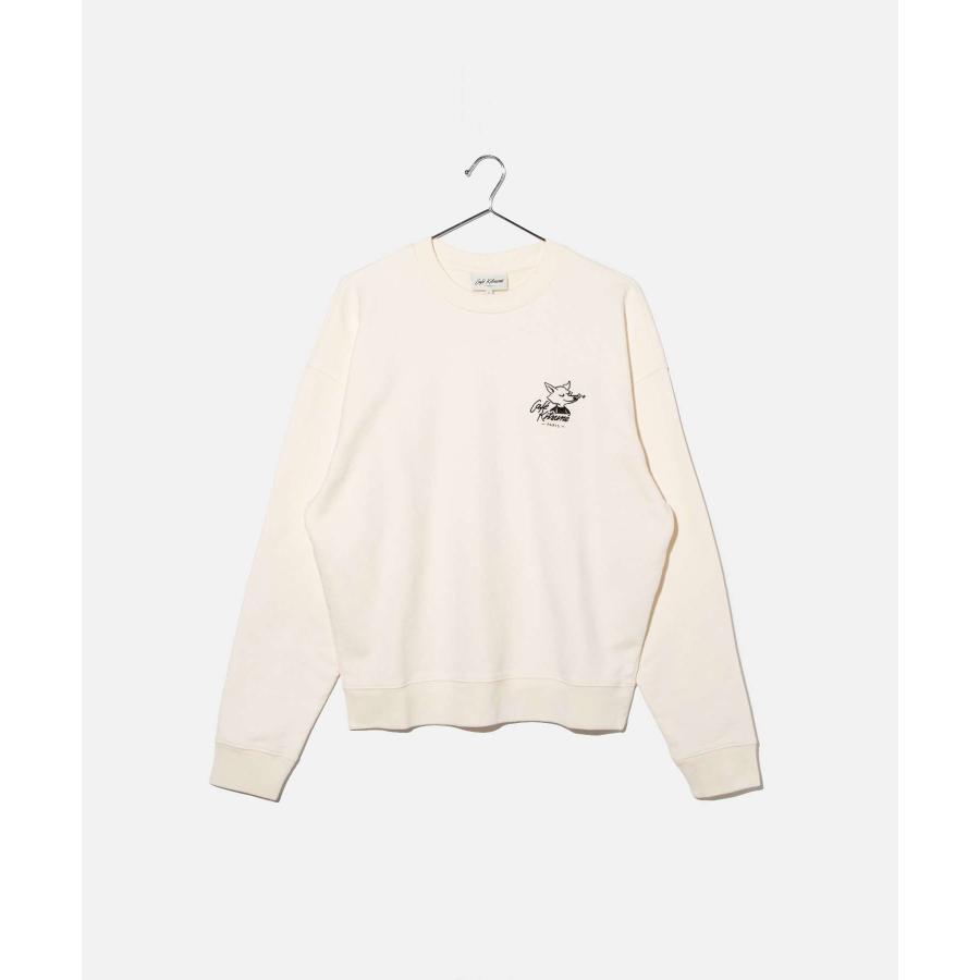ラスト売り切り メゾンキツネ カフェ フォックス クラシック スウェット MAISON KITSUNE メゾンキツネ CKMU00301KM0330 スウェット CAFE