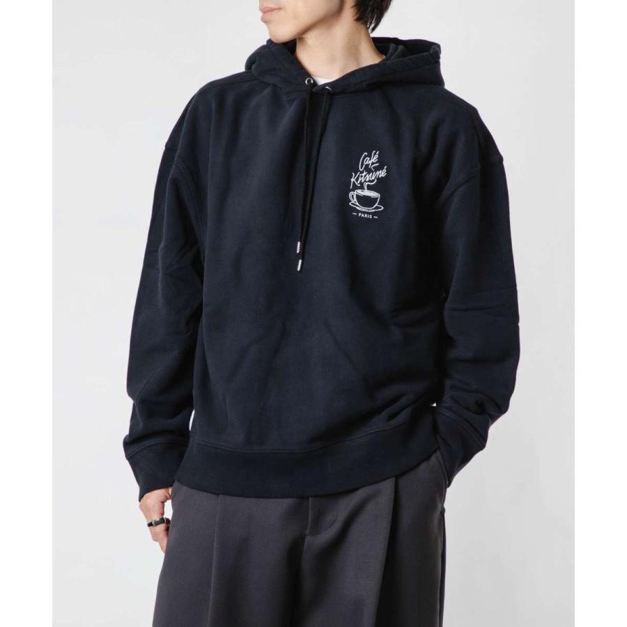 cafe kitsune スウェットXS MAISON KITSUNE メゾンキツネ CKMU00301KM0330 スウェット CAFE FOX