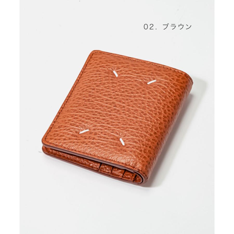 二つ折り財布 財布 ブラウン コンパクト シンプル プレゼント メンズ 通販