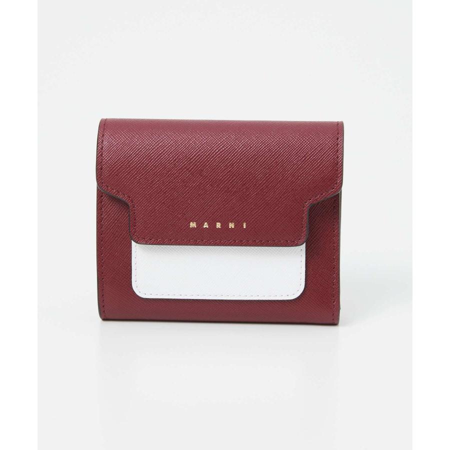 MARNI / マルニ | 2021AW | WALLET FLAP SQUARED ウォレット | ワインレッド/グレー/ライトピンク | レディース 楽天市場】MARNI / マルニ | 2021AW | WALLET FLAP SQUARED ウォレット