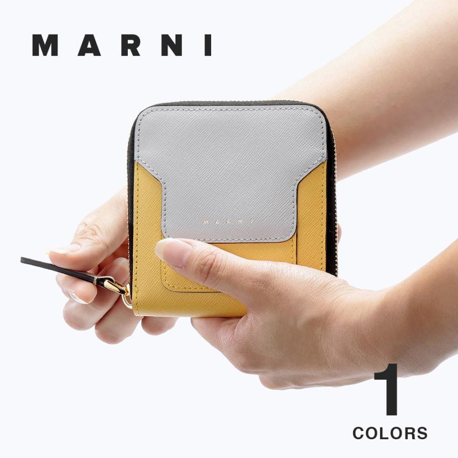 マルニ Marni 二つ折り財布 レディース 財布 ジップアラウンド レザー ウォレット コンパクト プレゼント ギフト ライトグレー イエロー Pfmoq09u08lv5 Mar Pfmoq09u08lv5 U Stream 通販 Yahoo ショッピング