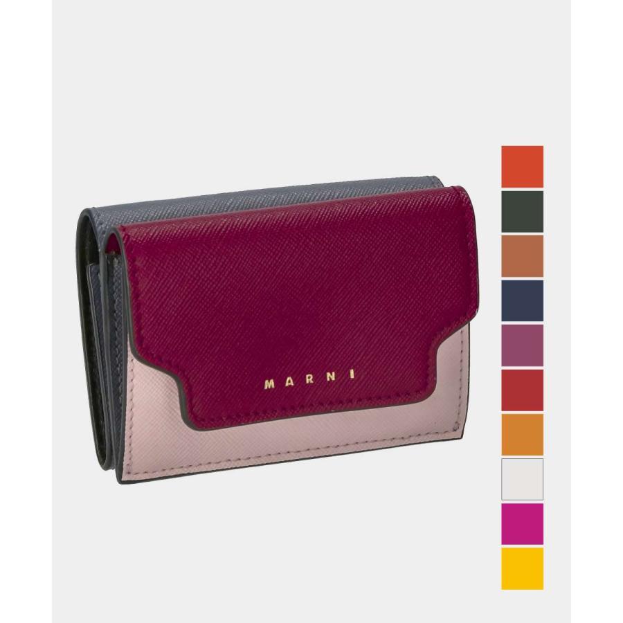 MARNI マルニ 三つ折り財布 PFMOW02U23 LV520 レディース 財布 MARNI マルニ 三つ折り財布 PFMOW02U23 LV520 レディース 財布