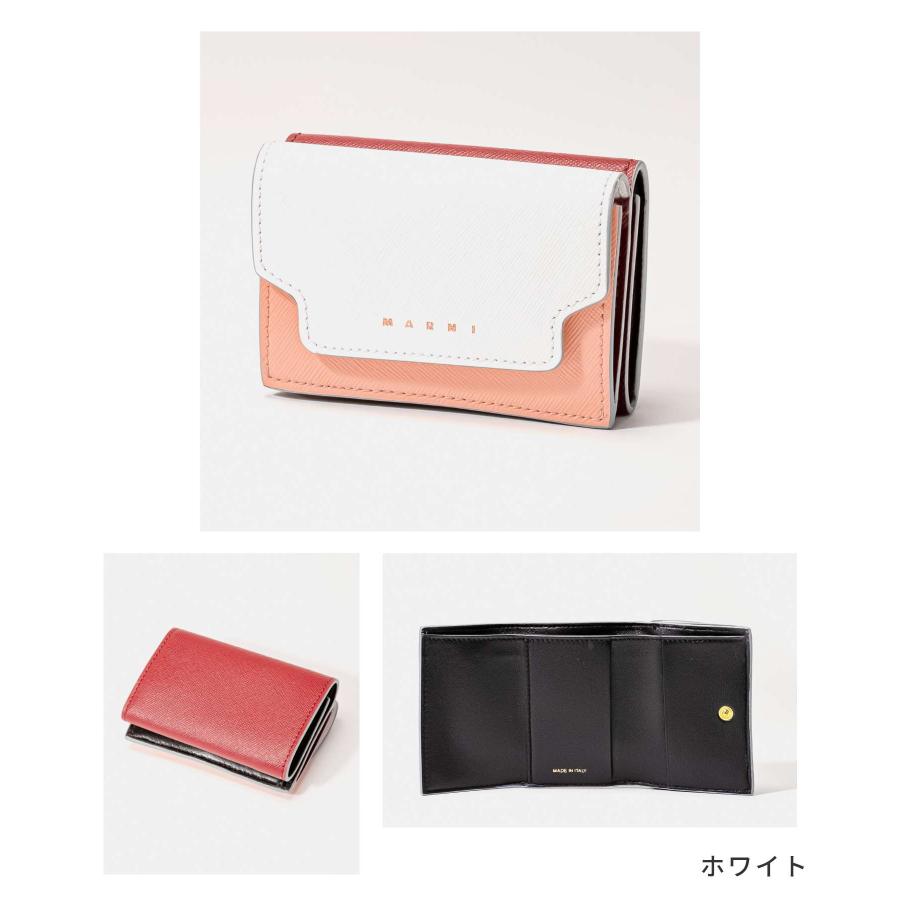 MARNI マルニ 三つ折り財布 PFMOW02U23 LV520 レディース 財布 MARNI マルニ 三つ折り財布 PFMOW02U23 LV520 レディース 財布