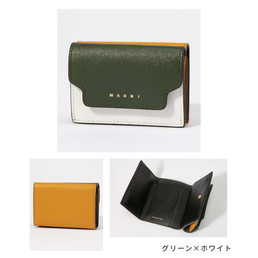 MARNI マルニ 三つ折り財布 PFMOW02U23 LV520 レディース 財布 MARNI マルニ 三つ折り財布 PFMOW02U23 LV520 レディース 財布