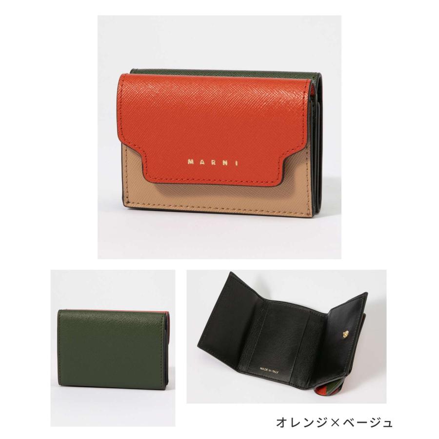 MARNI マルニ 三つ折り財布 PFMOW02U23 LV520 レディース 財布 MARNI マルニ 三つ折り財布 PFMOW02U23 LV520 レディース 財布