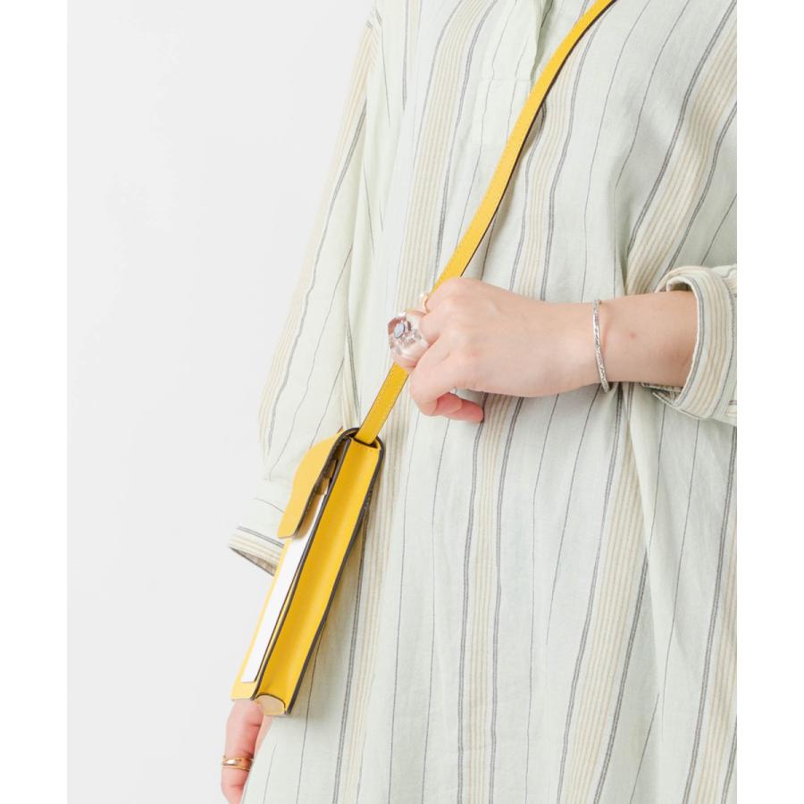 未使用☆MARNI マルニ TEMO0005U8 レザー クロスボディ ショルダーバッグ／フォンケース/サコッシュ ライトグリーン系 伊製 箱　保存袋付 MARNI（マルニ） MARNI TEMO0005U8 LV520 スマホショルダー ショルダー