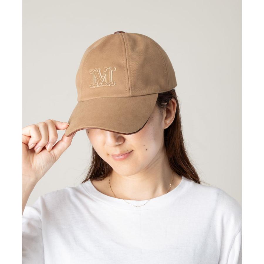 マックスマーラ Max Mara RIENZA 帽子 レディース リエンツァ ベースボールキャップ Mロゴ刺繍 シンプル コットン キャメッロ 57 爆買 | Max Mara