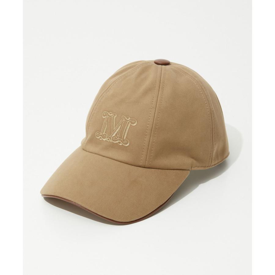 マックスマーラ Max Mara RIENZA 帽子 レディース リエンツァ ベースボールキャップ Mロゴ刺繍 シンプル コットン キャメッロ 57 爆買 | Max Mara | 02