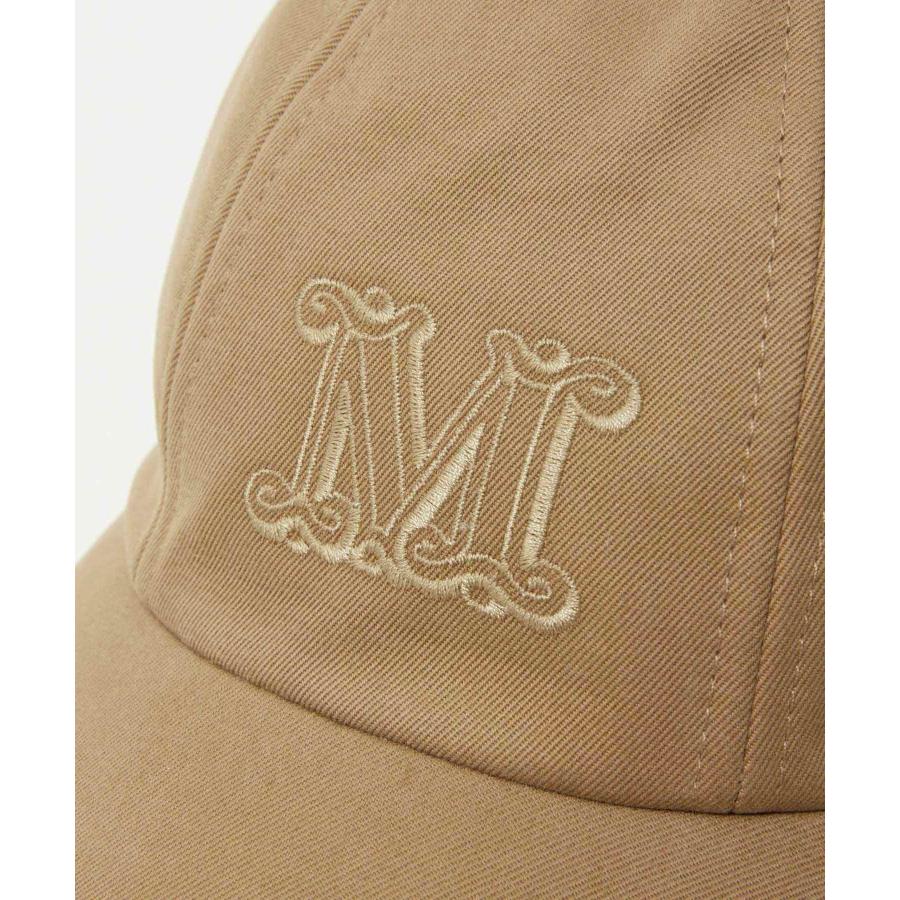 マックスマーラ Max Mara RIENZA 帽子 レディース リエンツァ ベースボールキャップ Mロゴ刺繍 シンプル コットン キャメッロ 57 爆買 | Max Mara | 04