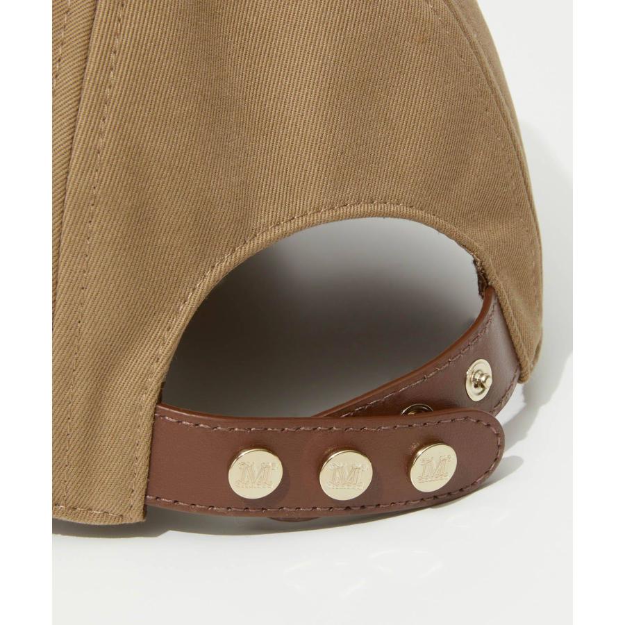 マックスマーラ Max Mara RIENZA 帽子 レディース リエンツァ ベースボールキャップ Mロゴ刺繍 シンプル コットン キャメッロ 57 爆買 | Max Mara | 06