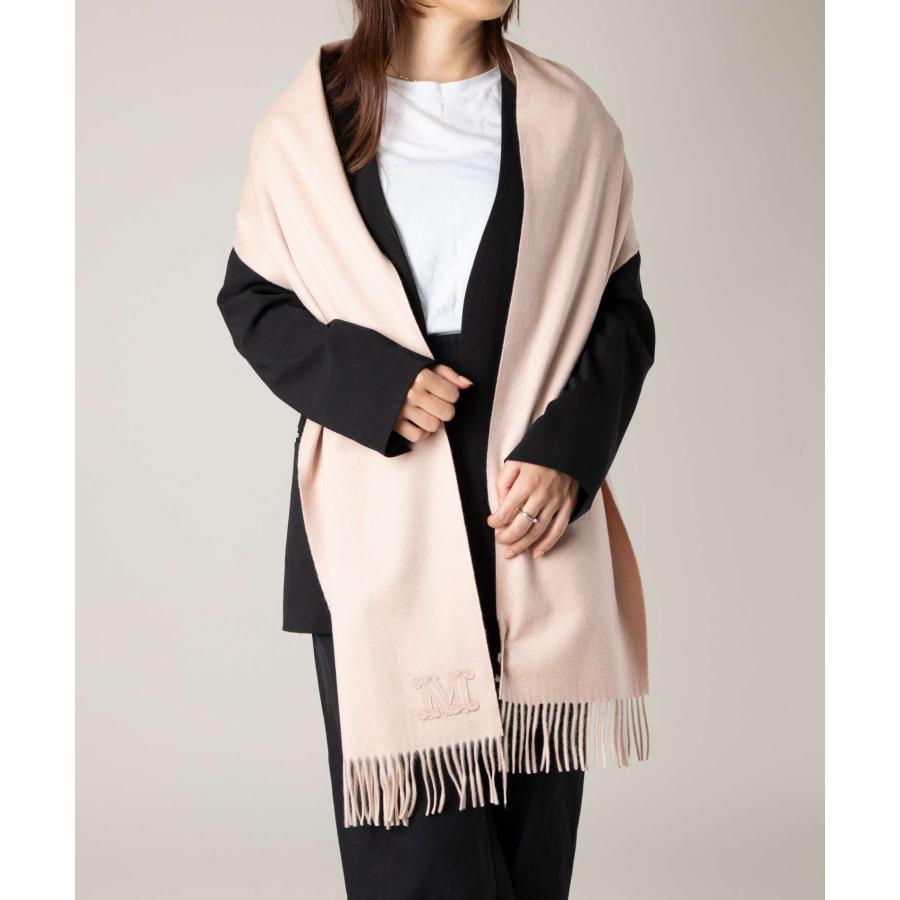マックスマーラ Max Mara WS DALIA マフラー レディース カシミヤ フリンジ ストール ロゴ刺繍 爆買 | Max Mara | 10