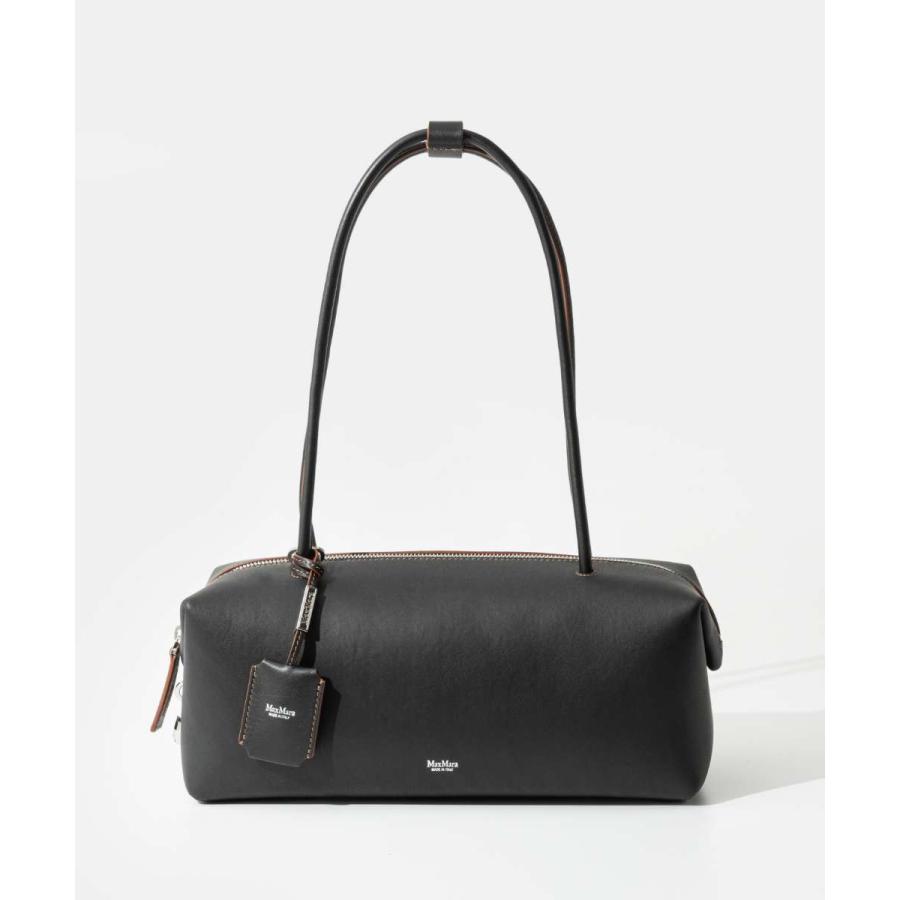 マックスマーラ Max Mara Natural leather bowler bag ホールドオールストリング ダブル ハンドル バッグ HOLDALLSTRING ハンドバッグ レディース バッ  爆買 | Max Mara