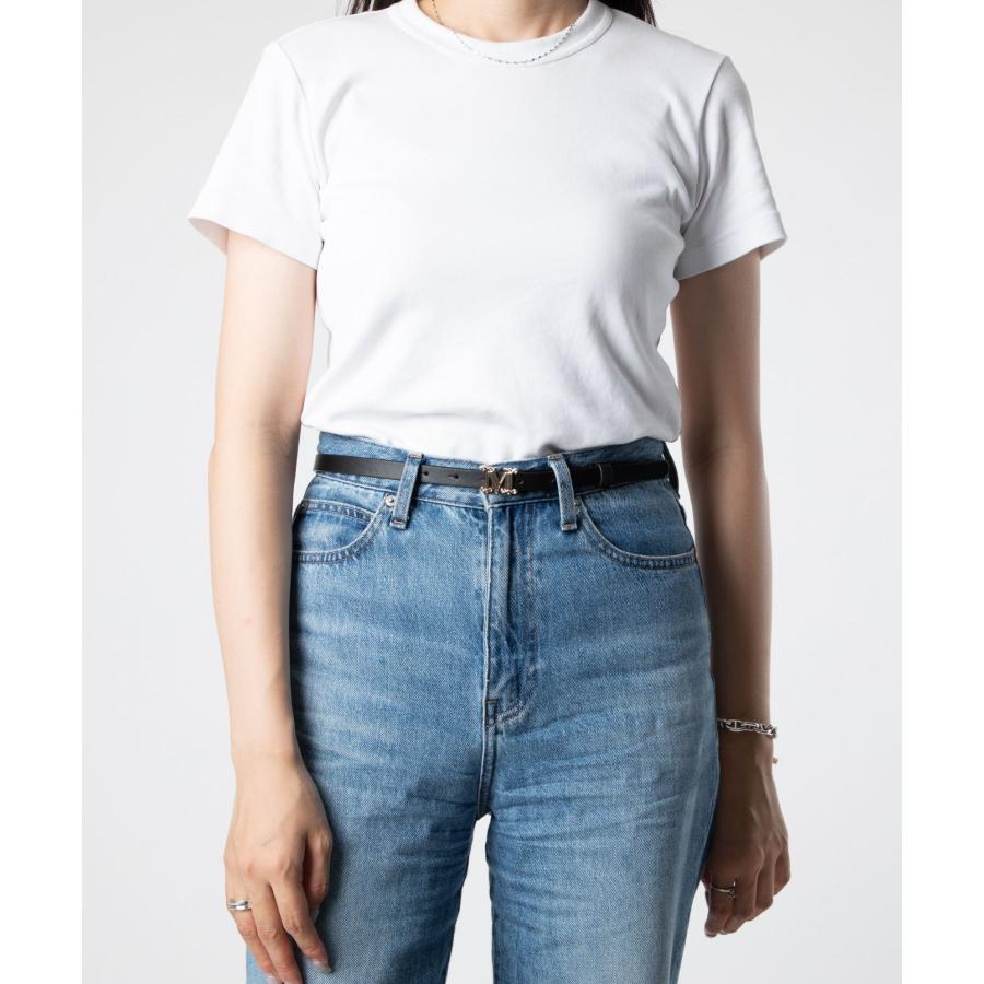 MaxMara レディース ベルト M Max Mara マックスマーラ Leather Monogram belt M